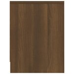 vidaXL Table de chevet chêne marron 40x30x40 cm bois d'ingénierie