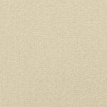 vidaXL Canapé à 2 places Crème 120 cm Tissu
