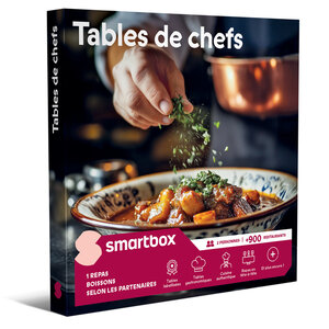 SMARTBOX - Coffret Cadeau Tables de chefs - Gastronomie