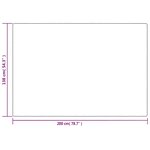 vidaXL Couverture lestée avec housse Gris 138x200 cm 6 kg Tissu