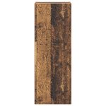 vidaXL Armoire Murale 33 x 34 5 x 90 cm Bois d'ingénierie Bois ancien
