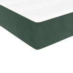 vidaXL Matelas de lit à ressorts ensachés 140x210x20 cm velours