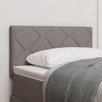 Tête de lit LED vidaXL Design blocs en diamant Taupe 80 cm Tissu