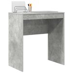 vidaXL Bureau Gris béton 70 x 40 x 76 cm