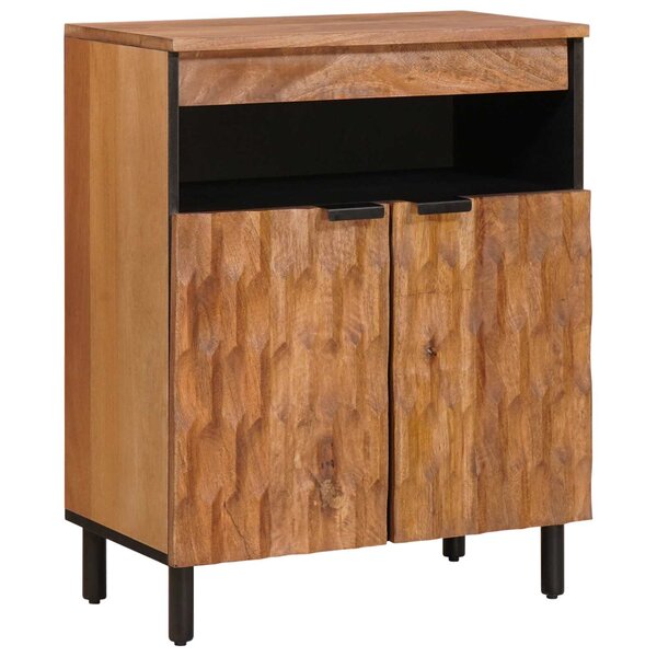 vidaXL Buffet avec stockage Finition Acacia Brun 60 x 33 x 75 cm