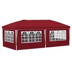 vidaXL Tente de fête pop-up 575 x 288 x 245 cm Bordeaux