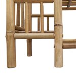 vidaXL Rack à chaussures avec étagère Naturel 88 x 27 x 80 cm Bambou