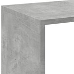 vidaXL Étagère séparatrice de pièce gris béton 102x29x103 5 cm