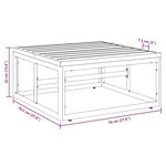 vidaXL Mobilier de jardin Anthracite Acier