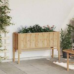 vidaXL Jardinière surélevée Marron 110 x 35 x 70 cm Bambou