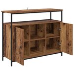 vidaXL Buffet Bois Ancien 100 x 35 x 80 cm Bois d'ingénierie