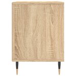 vidaXL Tables de chevet 2 Pièces chêne sonoma 40x35x50 cm bois ingénierie