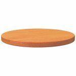 vidaXL Dessus de table rond cire marron Ø40x2 5 cm bois de pin massif