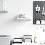vidaXL Étagère murale flottante gris béton 40x23x3 8 cm MDF