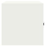 vidaXL Armoire de rangement Blanc 80 x 40 x 40 cm Acier