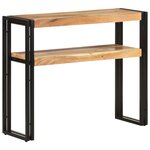 vidaXL Table console 90x30x75 cm Bois d'acacia massif