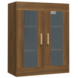 vidaXL Armoire murale suspendue Chêne marron 69 5x34x90 cm