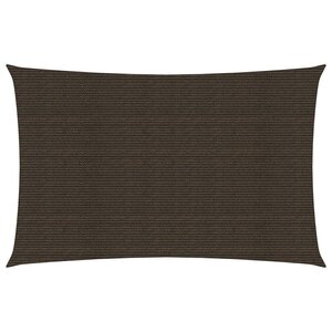 vidaXL Voile d'ombrage 160 g/m² Marron 2 5x5 m PEHD