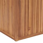 vidaXL Lit surélevé 100x50x70 cm Bois de teck solide