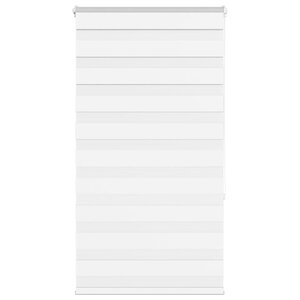 vidaXL Store zèbre blanc 85x150 cm largeur du tissu 80 9 cm polyester