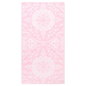 vidaXL Tapis d'extérieur Rose 120x180 cm PP
