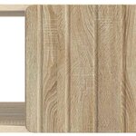 vidaXL Table basse Chêne Sonoma 90 x 50 x 40 cm Bois d'ingénierie