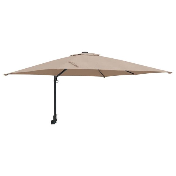 vidaXL Parasol de jardin 248 5 x 247 5 x 160 cm Polyester et Acier