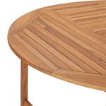 vidaXL Table de jardin 150x76 cm Bois de teck solide