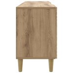 vidaXL Meuble TV 102 x 34 5 x 50 cm Chêne artisanal Bois d'ingénierie