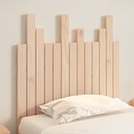 vidaXL Tête de lit murale 82 5x3x80 cm Bois massif de pin