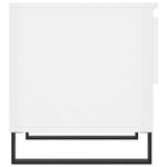 vidaXL Table basse blanc brillant 50x46x50 cm bois d’ingénierie