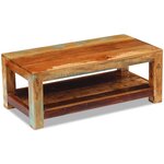 vidaXL Table basse Bois de récupération massif 90x45x35 cm