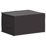vidaXL Boîte de rangement avec fenêtre transparente 6 Pièces Anthracite