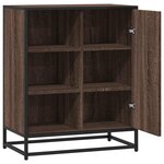 vidaXL Buffet chêne marron 62x35x76 cm bois d'ingénierie