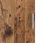 vidaXL Highboard Bois ancien 35 x 39 x 168 cm Bois d'ingénierie