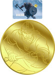 Monnaie VIKING 1/1000 Oz Or 12$ Liberia 2026