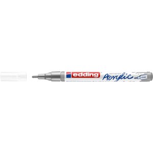 Marqueur Acrylique 5300 Argent Pointe Fine 1-2 mm EDDING