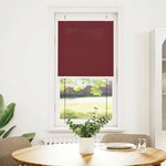 vidaXL Store plissé rouge bordeaux 65x100 cm largeur du tissu 64 4 cm