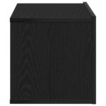 vidaXL Meubles TV Chêne noir 80 x 30 x 30 cm Bois d'ingénierie
