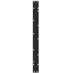 vidaXL Pieds de table à manger en forme de V  2 pièces  noir  100 x (72-73 3) cm  acier