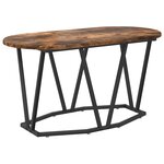 vidaXL Table basse Chêne fumé 80 x 40 x 40.5 cm