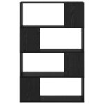 vidaXL Centre de divertissement Noir 80 x 24 x 124 cm