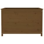 vidaXL Lit surélevé de jardin brun miel 119 5x82 5x78 cm pin massif