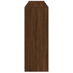 vidaXL Buffet avec lumières LED chêne marron 162x37x100 cm