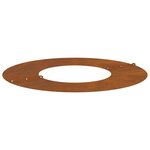 vidaXL Anneaux d'arbre plats 5 Pièces Marron Ø30 / 60 cm