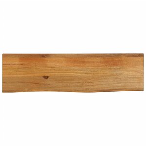 vidaXL Dessus de table à bord vivant 110x20x2 5cm bois massif manguier