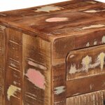 vidaXL Table de chevet 2 Pièces 37x32x50 cm bois massif de récupération