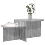 vidaXL Table basse Sonoma gris 100 x 50 x 40 cm Bois d'ingénierie