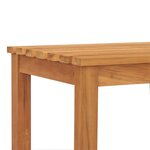 vidaXL Banc de jardin 114 cm bois de teck solide