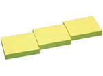 Lot de 3 Notes repositionnables  38 x 51 mm  jaune POST-IT